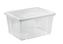 Úložný box LINEA 29L s víkem transparent