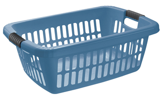 Koš na čisté prádlo AURORA 40 l modrá