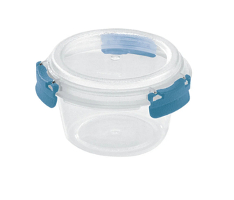 Dóza na potraviny FRESH SYSTEM 0,2 l kulatá transp/modrá