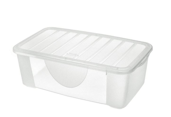 Úložný box DODO STOCK s víkem transparent