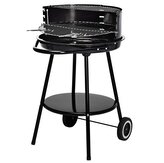 BBQ Zahradní gril na dřevěné uhlí smalt 51 x 82 cm KO-C83000570