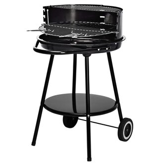 BBQ Zahradní gril na dřevěné uhlí smalt 51 x 82 cm KO-C83000570
