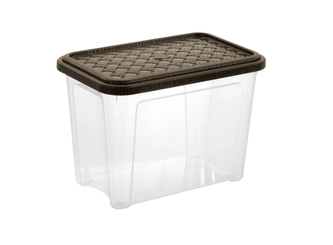 Box ARIANNA 4,6L s víkem světle hnědá