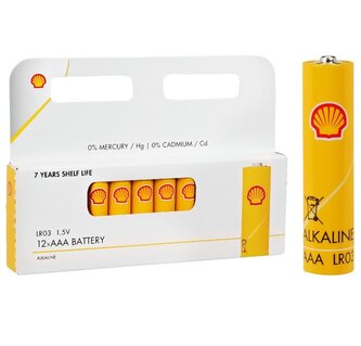SHELL Baterie AAA SHELL sada 12 ks KO-C31300310