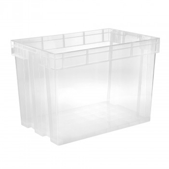Box HEAVY DUTY 70L transparentní