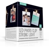 COLORWAY LED fotokolíčky / 40 LED / délka 4,2 m / teplá bílá/ napájení 3x AA