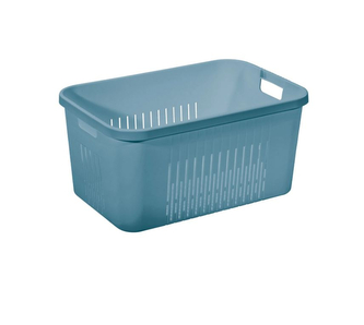 Koš na prádlo BELLA 48 l  modrá