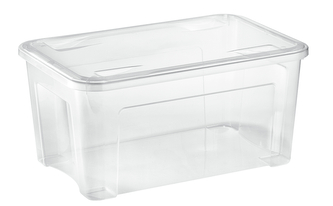 Úložný box COMBI s víkem  43 l transparent