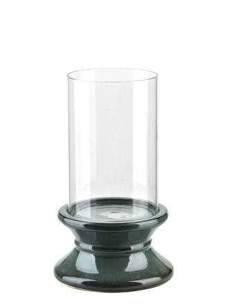 EVAM BLUE Świecznik L 14,5x14,5x24cm