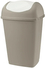 Odpadkový koš GRACE 15L šedohnědá/bílá