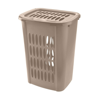 Koš na špinavé prádlo COVER LINE 53 l hnědá