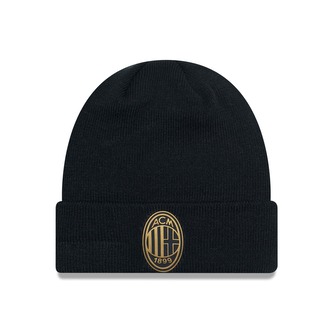 Zimní čepice AC MILAN CORE GOLD černá