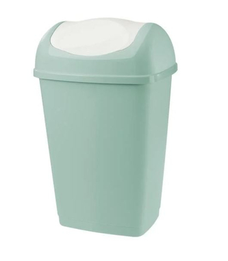 Odpadkový koš GRACE 9 l zelená/bílá