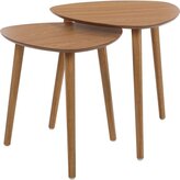 HOMESTYLING Odkládací stolek sada 2 ks borovice KO-KR8000110