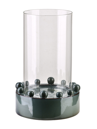 EVAM BLUE Świecznik XL 20x20x30cm