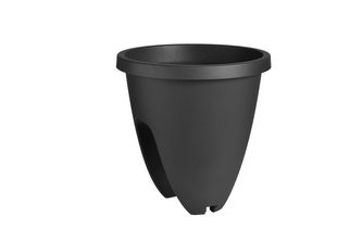 PLASTKON, balkónový květináč OVI 26 cm, antracit