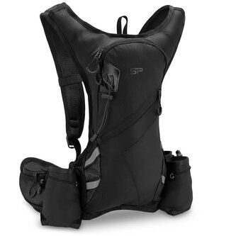 Spokey SPRINTER Sportovní, cyklistický a běžecký batoh, 5 l, černý