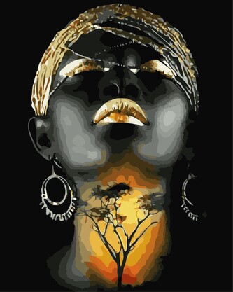 Diamantový obrázek - proroctví 30 x 40 cm