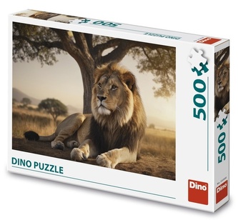 Puzzle 500 Odpočívající lev