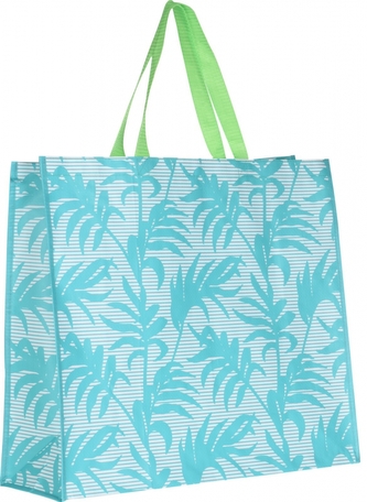 Koopman, Nákupní taška 49 x 45 x 18,5 cm, tyrkysová