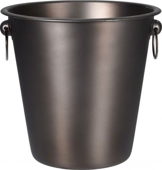 KOOPMAN, Chladič na sekt 21 x 22 cm, barva šampaň černá matná