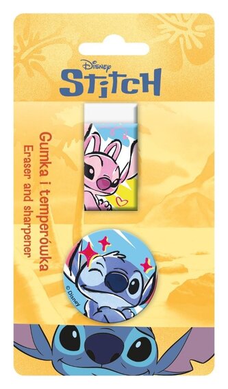 Gumka + temperówka Stitch