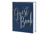 Księga Gości Guest book 20x24.5cm 22 kartki granat