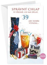 Karta z życzeniami Urodziny 15-6438, Argus