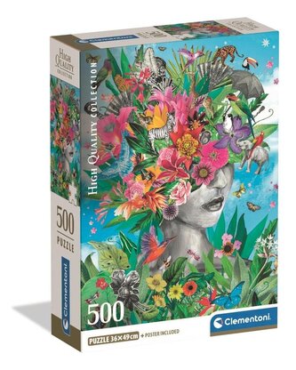 Puzzle 500 Head In The Jungle