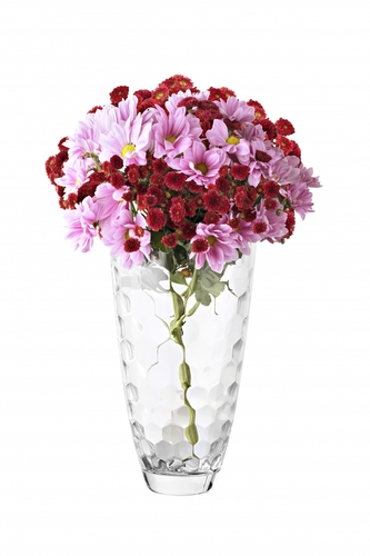 VIDIVI, skleněná váza HONEY, průměr 16 cm, výška 24 cm