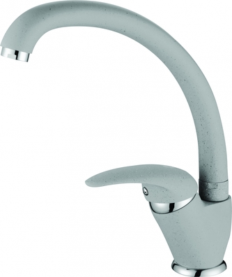 Metalac Aquabi, granitová stojánková dřezová baterie PELIKAN (šedá), záruka 5 let