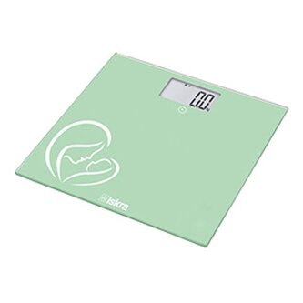 ISKRA,  osobní váha sklo GBS1502-MB, 300 x 300mm, 150 kg, motiv