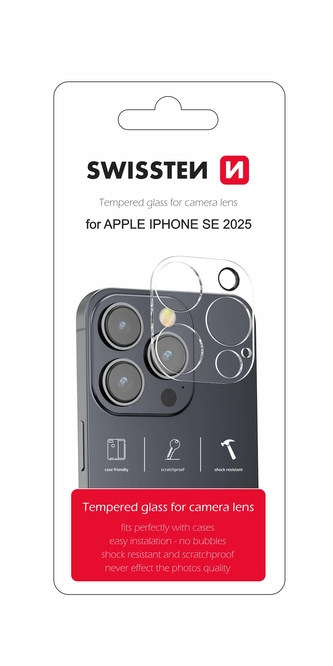 SWISSTEN OCHRANNÉ SKLO NA ČOČKY FOTOAPARÁTU PRO APPLE IPHONE SE 4 2025