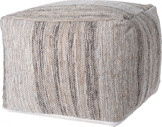 KOOPMAN, Taburet 45 x 35 cm z jutové bavlny