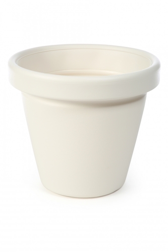 LAMELA, květináč AGAWA Dluto 550 mm, krémový