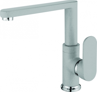 Metalac Aquabi, granitová stojánková dřezová baterie LINE (šedá), záruka 5 let