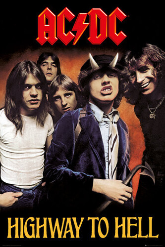 Plakát, Obraz - AC/DC - Highway to Hell, 61 × 91.5 cm