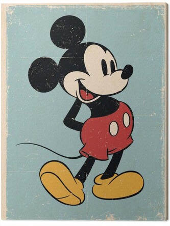 Obraz na plátně Mickey Mouse - Retro, 2 cm - 60×80 cm