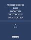 Wörterbuch der Banater deutschen Mundarten