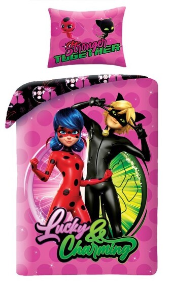 HALANTEX Povlečení Kouzelná beruška Together  Bavlna, 140/200, 70/90 cm