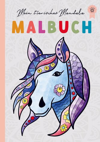 Mein tierisches Mandala Malbuch