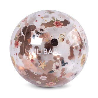 PLÁŽOVÁ LOPTA ALFIE FILIBABBA - OCEAN BLOSSOM CONFETTI