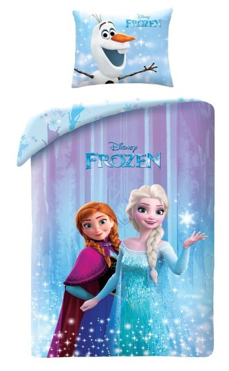 HALANTEX Povlečení Ledové Království Magic  Bavlna, 140/200, 70/90 cm