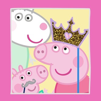 FARO Magický ručníček Peppa Pig pink  Bavlna - Froté, 30/30 cm