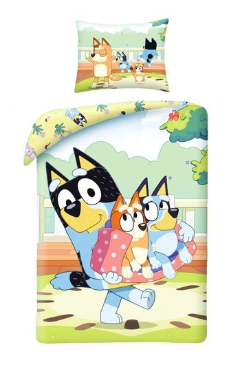 HALANTEX Povlečení Bluey  Bavlna, 140/200, 70/90 cm