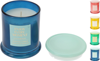 ŚWIECA ZAPACHOWA W SZKLE 9X11CM