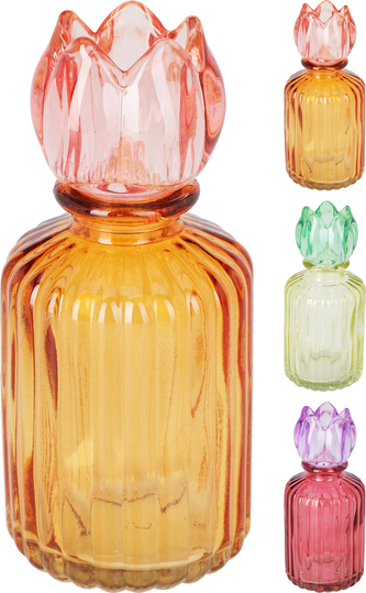 ŚWIECZNIK Z TULIPANEM 3 RODZAJE