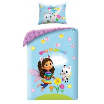 HALANTEX Povlečení Gábinin kouzelný domek víla  Bavlna, 140/200, 70/90 cm