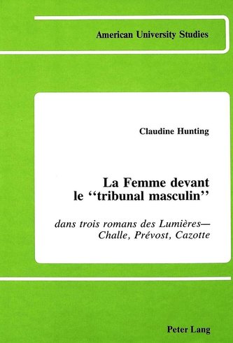 La Femme devant le 'tribunal masculin'