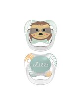 Dr.Browns PV22014 Smoczek PreVent Motyl 6-12m kolekcja zwierzęta różowy 2 pak